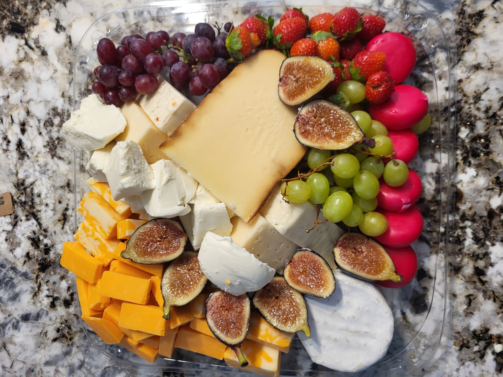 Cheeses and figs
